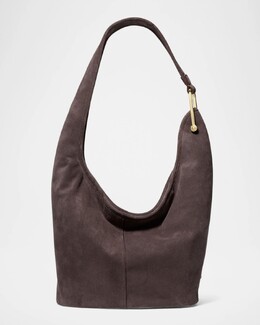 Замшевая сумка-хобо Sonny Michael Kors, цвет Chocolate prod275690404 | chocolate