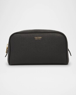 Сумка женская Small Travel Cosmetic Case in Grain Leather Tom Ford, черный prod276510082 | black