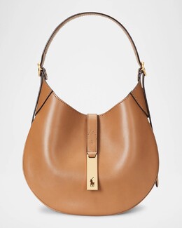 Маленькая кожаная сумка через плечо Polo ID Polo Ralph Lauren, цвет Tan prod276170041 | tan
