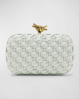Сумка с узлом Bottega Veneta, цвет Glacier-Muse Brass prod262970320 | glacier-muse brass