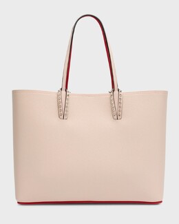 Сумка-тоут Cabata из зерненой кожи Christian Louboutin, цвет Leche prod207720087 | leche