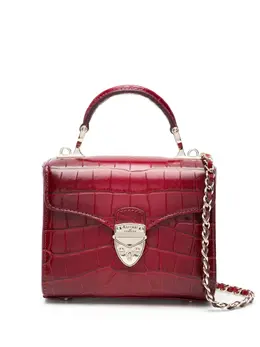 Мини-сумка Mayfair с верхней ручкой Aspinal of London, красный 21326781 | красный