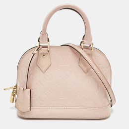 Louis Vuitton Rose Florentine Monogram Vernis Alma BB Bag 1207493