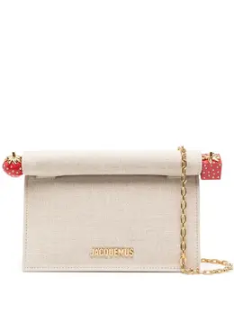 Jacquemus strawberry-detail chain clutch 31835305