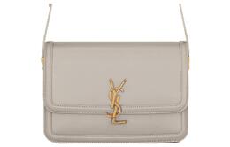 Saint Laurent Сумка SOLFERINO из коровьей кожи с тофу, сумка через плечо, женская, белая 634305-0sx0w-9207