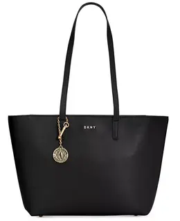 Сумка-тоут Bryant Medium с молнией DKNY, черный 12874460 | black, gold tone