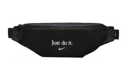 Nike Поясная сумка из полиэстера, обычная, унисекс, черная с белой вышивкой ba5781-010 | black with white embroidery