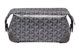 Goyard Сумка-клатч Bowling из парусины с кожей, серая, унисекс bowlin025ty-51cl51p