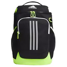 Adidas Рюкзак из полиэстера, обычный мужской, черный и ярко-лимонный ik4857 | black & bright lemon