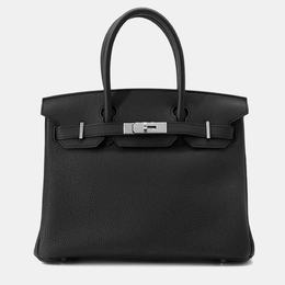 Hermes Birkin 30 Black Togo Leather Tote Bag 1197697