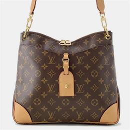 Louis Vuitton Odeon MM Brown Monogram Canvas Shoulder Bag 1203136