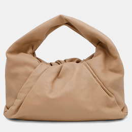 Bottega Veneta The Shoulderpouch Beige Leather Shoulder Bag 1203105