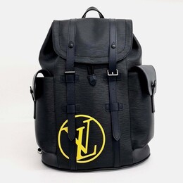 Louis Vuitton Black Leather Epi Christopher Backpack 1208421