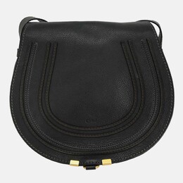 Chloe Marcie Black Leather Shoulder Bag 1208014