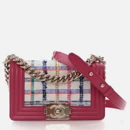 Chanel Boy Small Multicolour Tweed Shoulder Bag 1207854