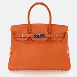 Hermes Birkin 30 Orange Swift Bag 1207839