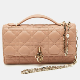 Christian Dior Dusty Pink Cannage Leather Mini My Christian Dior Top Handle Bag 1206714