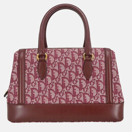 Christian Dior Bordeaux Trotter Canvas Top Handle Bag 1208041