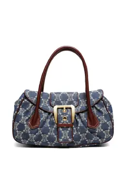 Celine 1990s Macadam-print shoulder bag 31910741