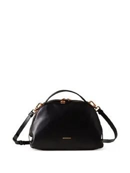 Borbonese small Bowler curved zip tote bag 31930672