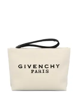 Givenchy logo-print clutch bag 31919494