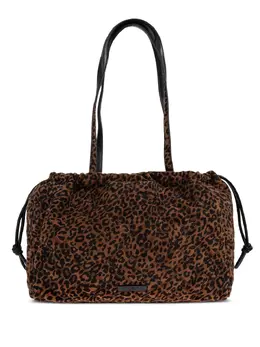 Kurt Geiger London Kensington leopard-print quilted tote bag 31704775