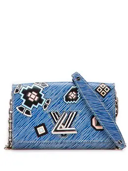 Louis Vuitton 2015 Epi Denim Twist Azteque Wallet on Chain crossbody bag 31953236