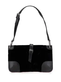 Saint Laurent 2000-2012 Velvet shoulder bag 31964581