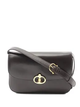 Celine 1970-1980 Leather Triomphe shoulder bag 31964056