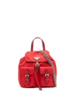 Prada 2000-2013 Mini Tessuto Chain Backpack satchel 31953653
