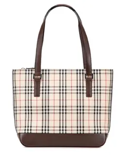 Burberry 2000-2017 House Check Canvas tote bag 31965169