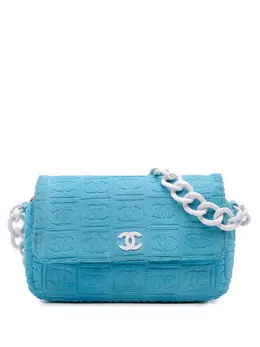 Chanel 2002-2003 Terry Cloth Sport Line Flap shoulder bag 31963886