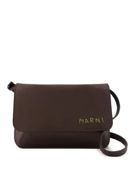 Marni logo-embroidered cross body bag 31914193