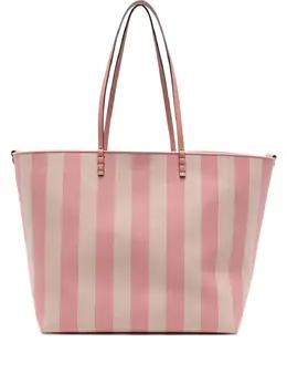 Fendi large striped tote bag 31777649