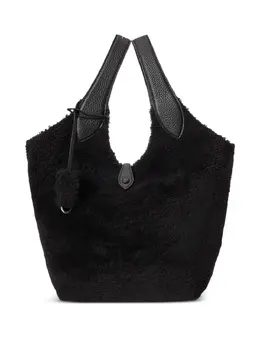 Polo Ralph Lauren Play shearling leather tote bag 30857281
