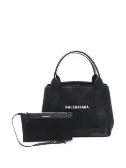 Balenciaga 2000-2025 Canvas Navy Cabas S tote bag 31964047