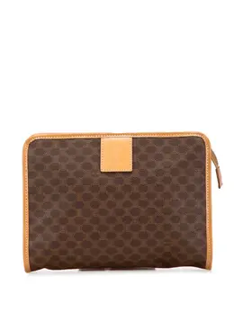 Celine 2013 Macadam Coated Canvas clutch bag 31964671