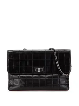 Chanel 2000-2002 Chocolate Bar Lambskin Reissue Multipocket Flap crossbody bag 31965119