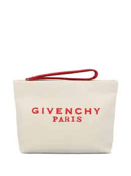 Givenchy logo-print clutch bag 31917907