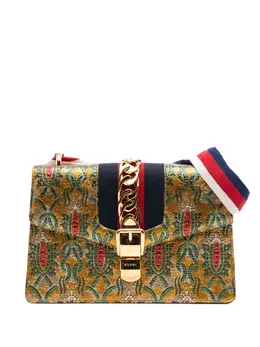 Gucci 2016-2025 Small Canvas Brocade Sylvie satchel 31952441