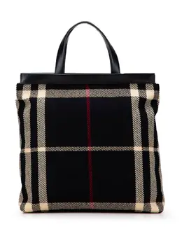 Burberry 2000-2017 Exploded Check Wool tote bag 31965299
