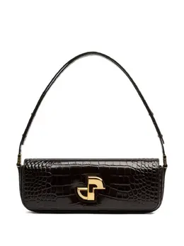 Patou Le Lock crocodile-pattern shoulder bag 30301060