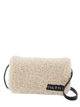 Marni faux-shearling crossbody bag 31914192
