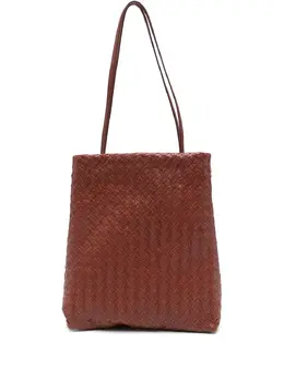The Row woven sheepskin tote bag 31280407