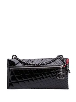 Chanel 2008-2009 Quilted Patent Geometric Kaleidoscope shoulder bag 31964398