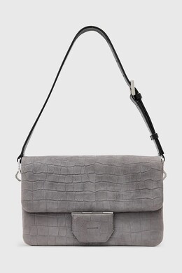 Кожаная сумка Ondine Allsaints, серый w353xc | szary