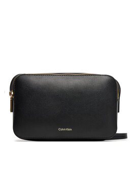Женская сумка Foil Logo Elongated Camera Bag LV04F3276G Calvin Klein, чёрный 8721187683573 | schwarz