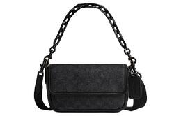 Coach Сумка Charter Coated Canvas, сумка на плечо, сумка через плечо, унисекс, угольно-черный cr753-chr