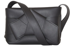 Acne Studios Мягкая женская сумка через плечо из коровьей кожи, черная a10226-900
