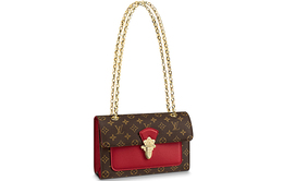 Сумка Victoire Canvas с кожаной сумкой через плечо, женская сумка через плечо Louis Vuitton m41731